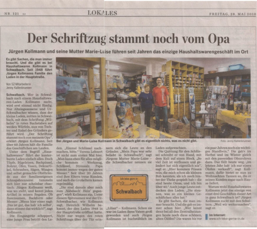 Saarbrcker Zeitung vom 28. Mai 2010